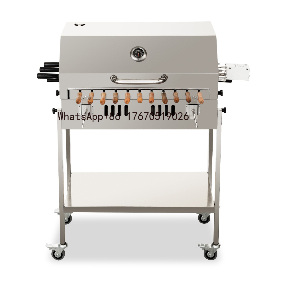 Outdoor Camping Trolley - Barbecue Rotisserie Foukou Chypriote Moderne à