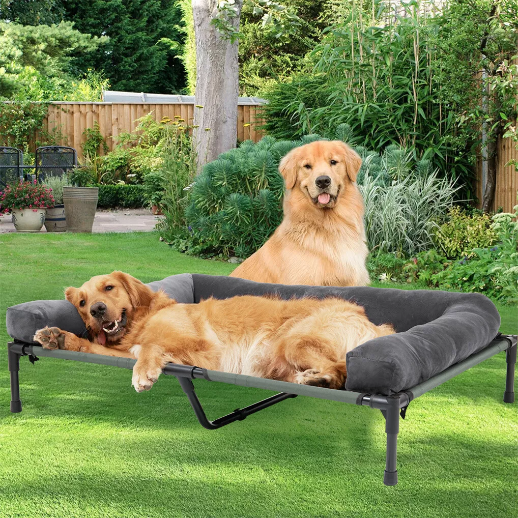 Outdoor Camping Dog Bed - BINGOPAW Lit de chien d'extérieur surélevé