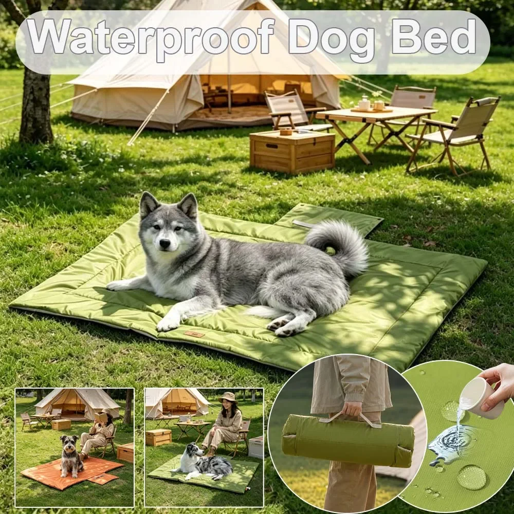 Outdoor Camping Dog Bed - Tapis de camping durable pour animaux