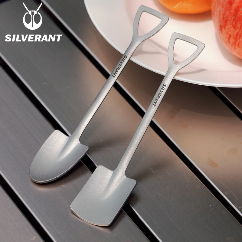 Outdoor Camping Dining Set - EDC cuillère Portable en titane en