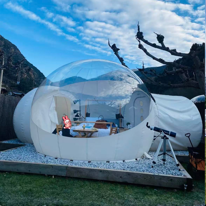 Tente transparente pour restau - Outdoor Camping Exhibition avis et prix
