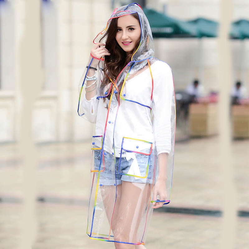 Bordure arc-en-ciel colorée im - Camping Rain Poncho avis et prix