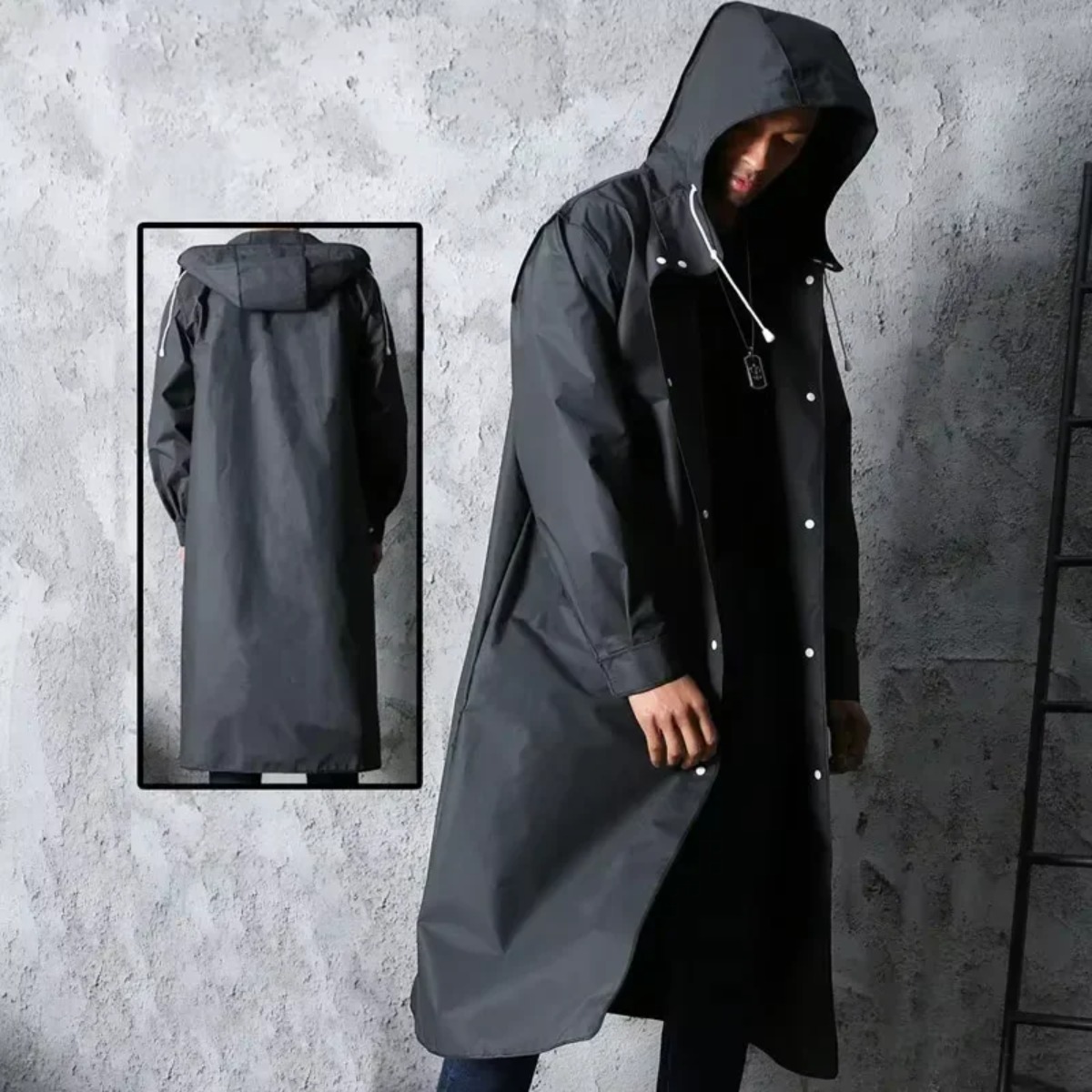 Imperméable à capuche unisexe  - Camping Rain Poncho avis et prix