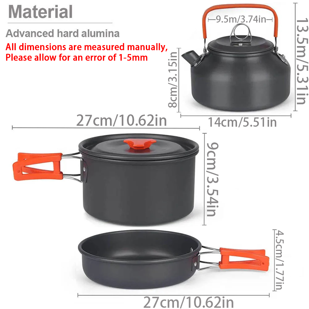 Kit d'ustensiles de cuisine de - Outdoor Camping Dining Set avis et prix