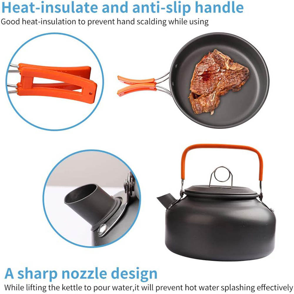 Kit d'ustensiles de cuisine de - Outdoor Camping Dining Set avis et prix