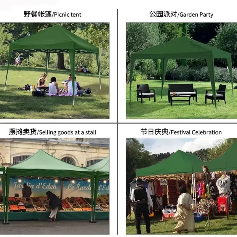 Tente pliante 300x300x220cm, i - Outdoor Camping Exhibition avis et prix